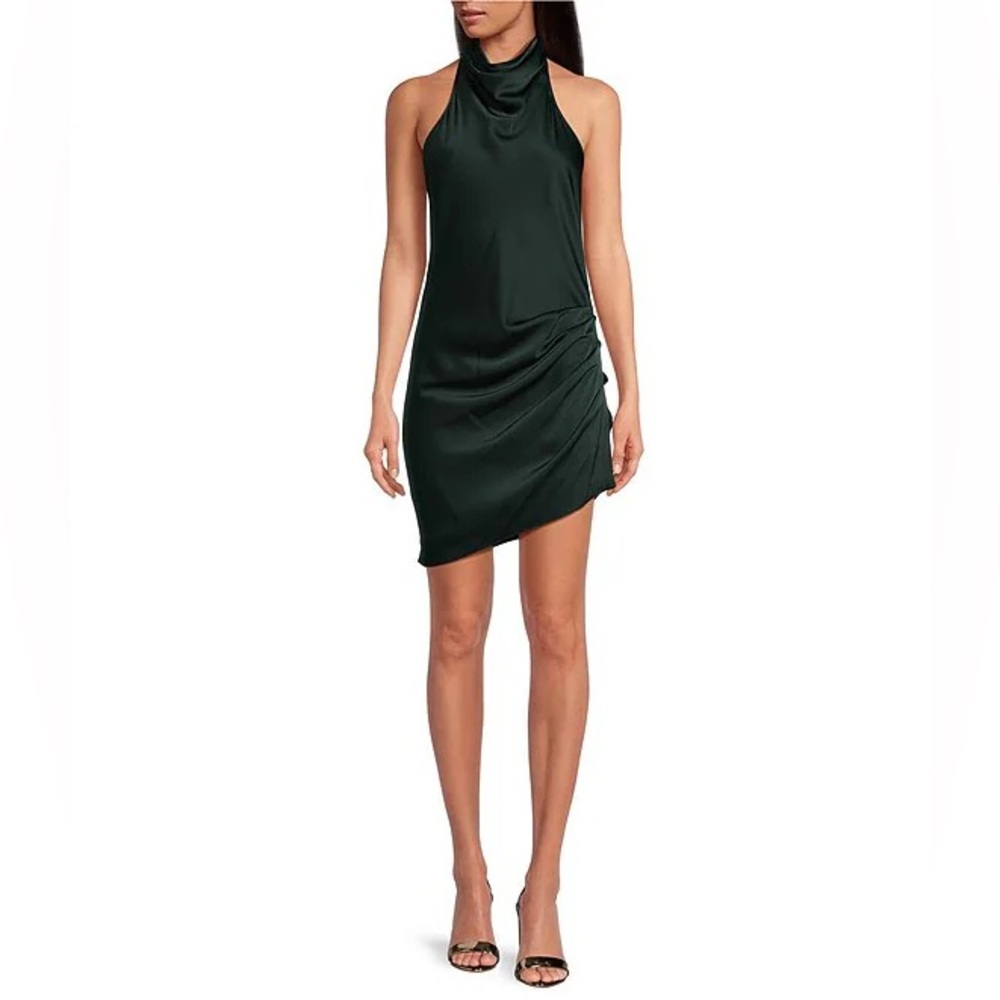 NWT Gianni Bini Satin Asymmetrical Dress